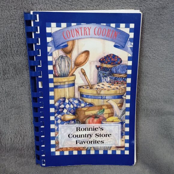 Ronnie's Country Store Cookbook Winston-Salem, NC 2008 Spiral Rare Maya Angelou - Picture 1 of 10